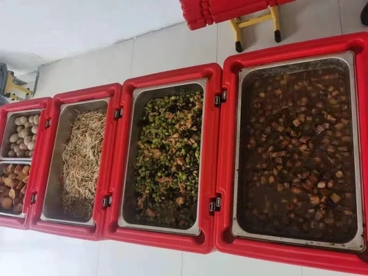 علب طعام معزولة سعة 30 لترًا حاويات نقل طعام GN