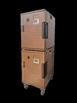 جهاز تسخين الطعام المعزول المعزول للمطبخ Rotomolded تحميل GN Pan Carrier 120L