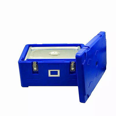 الفولاذ المقاوم للصدأ GN معزول الغذاء عموم الناقل Rotomold البلاستيك PE صندوق حراري 30L