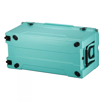 135QT ماء مبرد بعجلات صندوق الثلج البلاستيكي Rotomolded