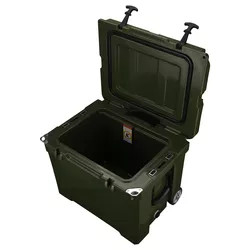 40L Rotomolded Ice Chest Box with Telescoping Handle Wheels