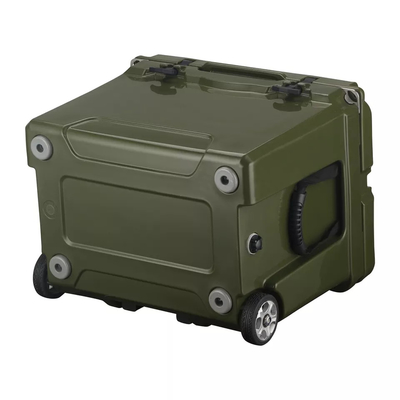 40L Rotomolded Ice Chest Box with Telescoping Handle Wheels