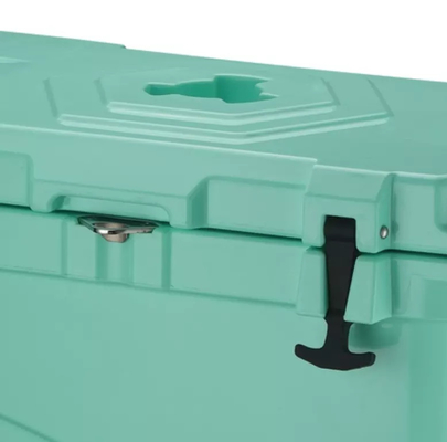 التخييم في الهواء الطلق LLDPE Rotomolded Cooler Box Food Container لصيد الأسماك والمأكولات البحرية النقل