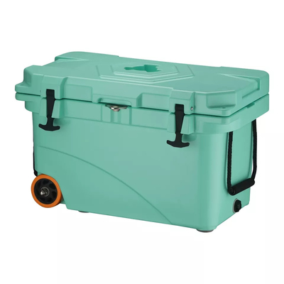 التخييم في الهواء الطلق LLDPE Rotomolded Cooler Box Food Container لصيد الأسماك والمأكولات البحرية النقل