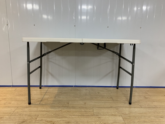 4ft قابل للتعديل البلاستيك الأبيض نزهة قابلة للطي الجدول كرسي للحدث للحديقة في الهواء الطلق