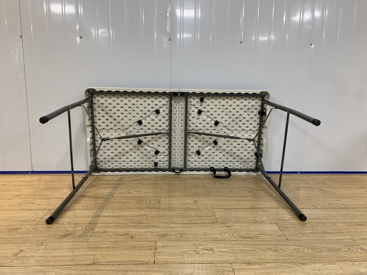 4ft قابل للتعديل البلاستيك الأبيض نزهة قابلة للطي الجدول كرسي للحدث للحديقة في الهواء الطلق