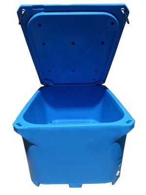 صندوق مبرد مستطيل كبير 1000 لتر مصبوب بالدوران للتخزين والنقل المعزول