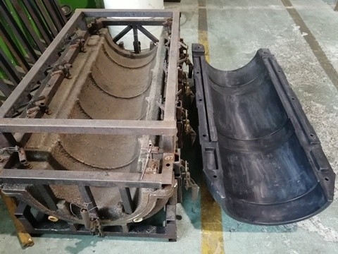 OEM الألومنيوم صب التناوب الأدوات البلاستيك الحاجز المروري العفن