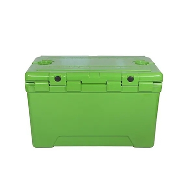 البلاستيك 50 QT Rotomolded Cooler Box LLDPE Wall PU Formulation