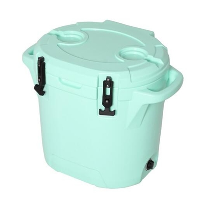 25L Rotomolded Ice Cooler ، صندوق تبريد دائري للتخييم في الهواء الطلق
