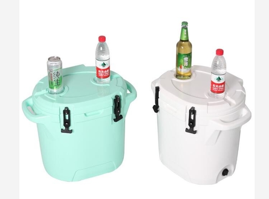25L Rotomolded Ice Cooler ، صندوق تبريد دائري للتخييم في الهواء الطلق