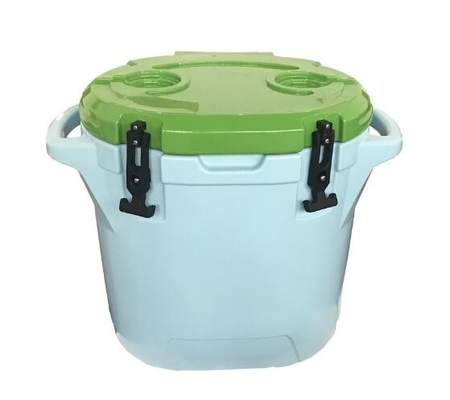 25L Rotomolded Ice Cooler ، صندوق تبريد دائري للتخييم في الهواء الطلق