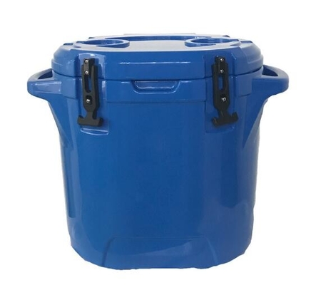 25L Rotomolded Ice Cooler ، صندوق تبريد دائري للتخييم في الهواء الطلق