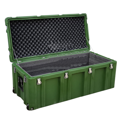 صندوق أدوات Rotomolded البلاستيك المتداول 1100mm لكاميرا بدون طيار بندقية