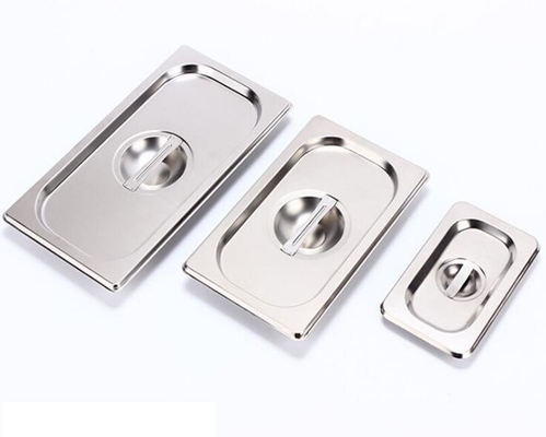 US Style GN2 / 1 GN2 / 3 SS Food Pan موصلية حرارية فائقة