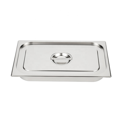 US Style GN2 / 1 GN2 / 3 SS Food Pan موصلية حرارية فائقة