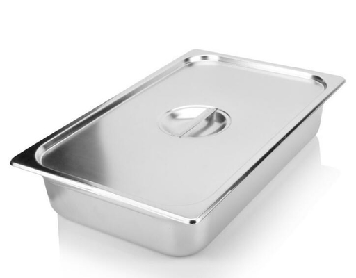 US Style GN2 / 1 GN2 / 3 SS Food Pan موصلية حرارية فائقة